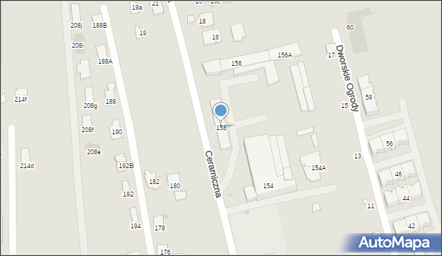 Rzeszów, Krakowska, 158, mapa Rzeszów