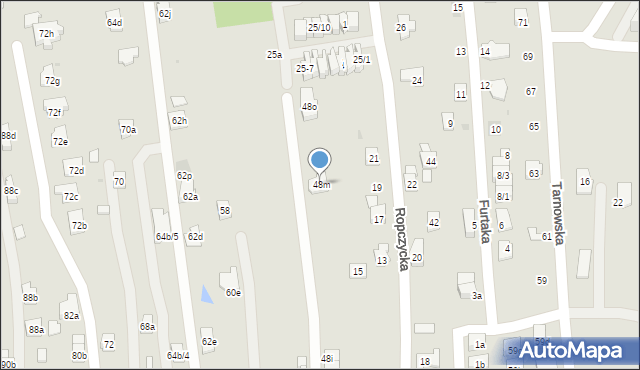 Rzeszów, Krakowska, 48m, mapa Rzeszów