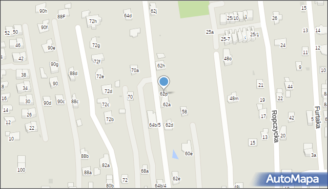 Rzeszów, Krakowska, 62p, mapa Rzeszów