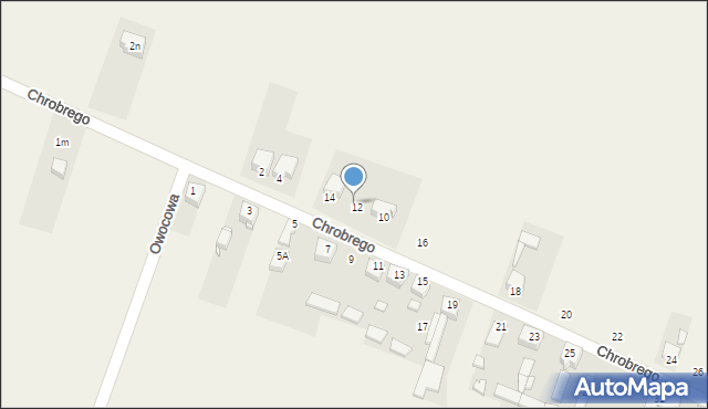 Sączów, Króla Bolesława Chrobrego, 8, mapa Sączów