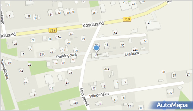 Sade Budy, Królowej Marysieńki, 44, mapa Sade Budy