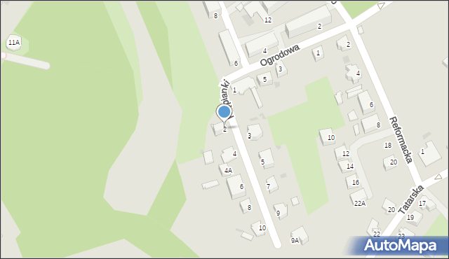 Sandomierz, Krępianki Haliny, 2, mapa Sandomierza