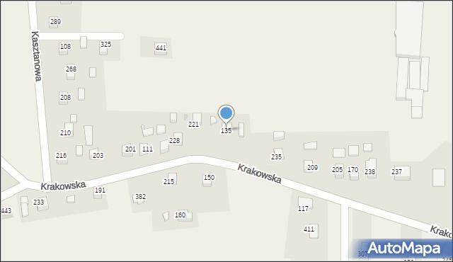 Sanka, Krakowska, 13, mapa Sanka