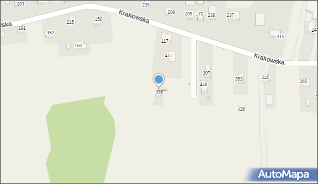 Sanka, Krakowska, 26, mapa Sanka