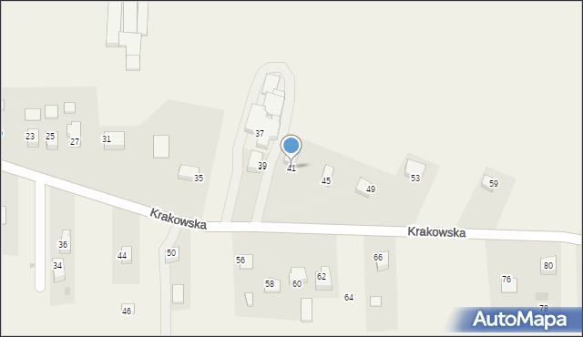 Sanka, Krakowska, 41, mapa Sanka