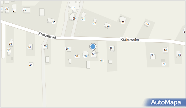 Sanka, Krakowska, 62, mapa Sanka