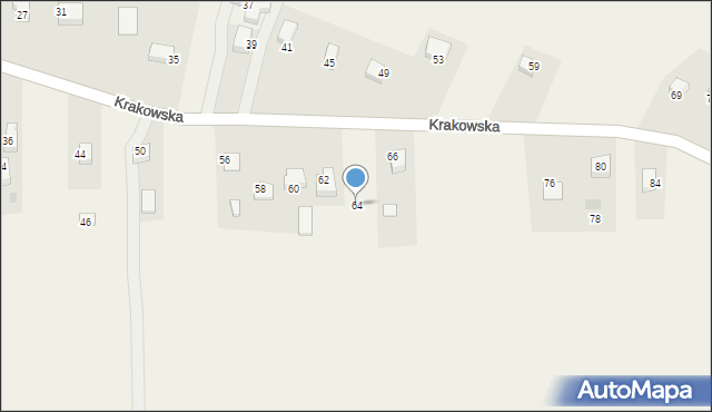 Sanka, Krakowska, 64, mapa Sanka