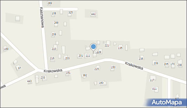 Sanka, Krakowska, 7, mapa Sanka