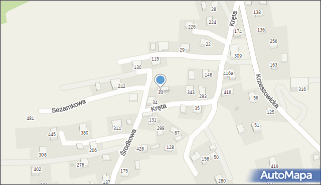 Sanka, Kręta, 28, mapa Sanka