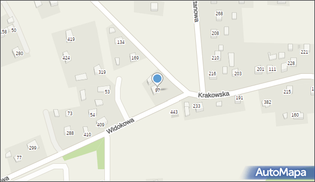 Sanka, Krzeszowicka, 1, mapa Sanka