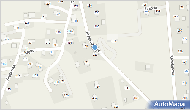 Sanka, Krzeszowicka, 17, mapa Sanka