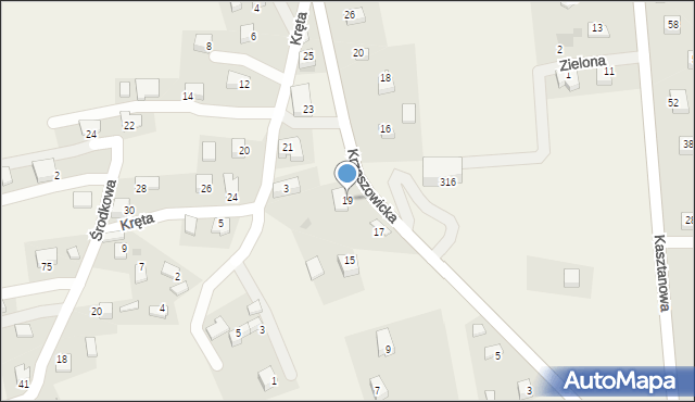 Sanka, Krzeszowicka, 19, mapa Sanka