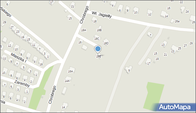 Sanok, Króla Bolesława Chrobrego, 18E, mapa Sanok