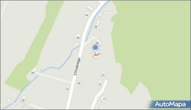 Sanok, Króla Bolesława Chrobrego, 26A, mapa Sanok