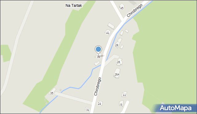 Sanok, Króla Bolesława Chrobrego, 39, mapa Sanok