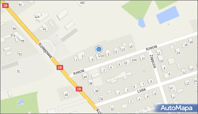 Sarnaki, Krecia, 7, mapa Sarnaki