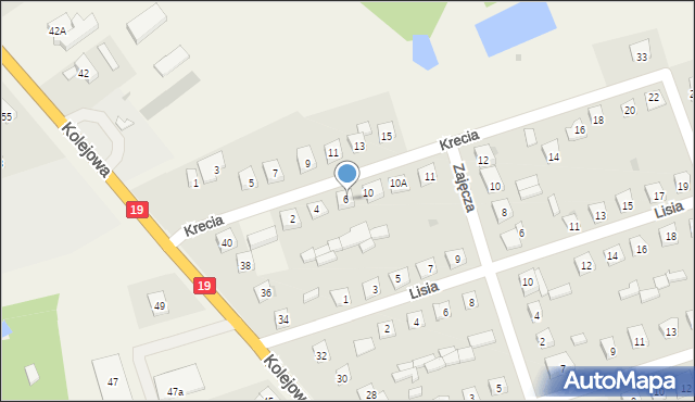 Sarnaki, Krecia, 8, mapa Sarnaki