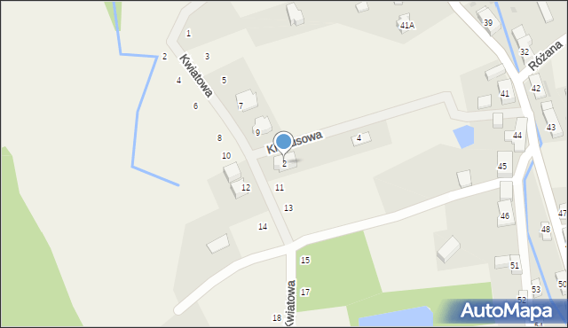 Ścięgny, Krokusowa, 2, mapa Ścięgny