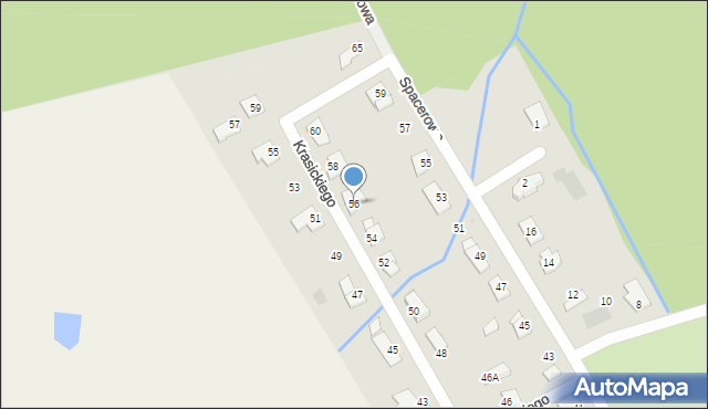 Sępólno Krajeńskie, Krasickiego Ignacego, bp., 56, mapa Sępólno Krajeńskie