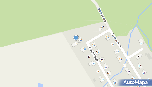 Sępólno Krajeńskie, Krasickiego Ignacego, bp., 57, mapa Sępólno Krajeńskie