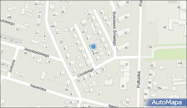 Serock, Króla Kazimierza Wielkiego, 4, mapa Serock