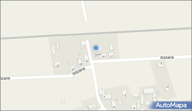 Siedliska, Krokusowa, 13, mapa Siedliska