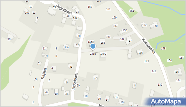 Siepraw, Krakowska, 145b, mapa Siepraw