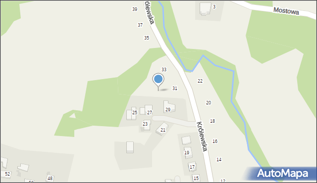 Siepraw, Królewska, 31a, mapa Siepraw
