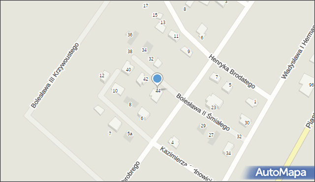 Sierpc, Króla Bolesława Chrobrego, 44, mapa Sierpc