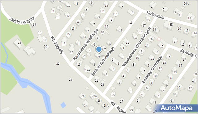 Sierpc, Króla Jana III Sobieskiego, 5, mapa Sierpc