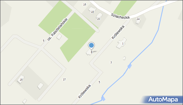 Sikorzyno, Królewska, 6, mapa Sikorzyno