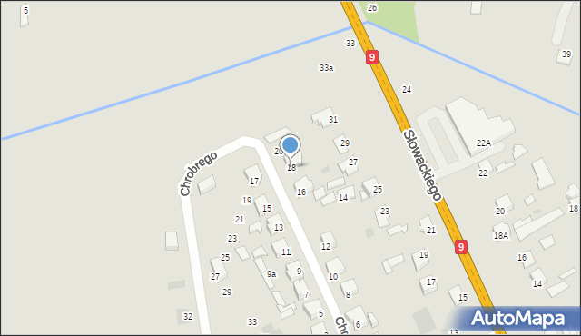 Skaryszew, Króla Bolesława Chrobrego, 18, mapa Skaryszew