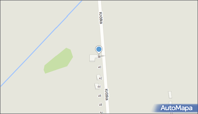 Skaryszew, Krótka, 38, mapa Skaryszew