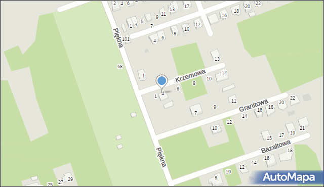 Skarżysko-Kamienna, Krzemowa, 4, mapa Skarżysko-Kamienna
