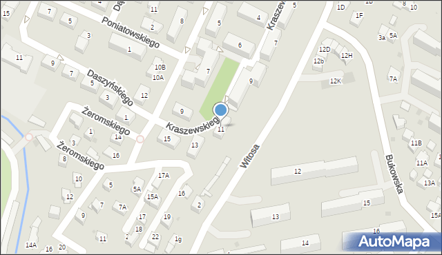 Skawina, Kraszewskiego Józefa Ignacego, 11, mapa Skawina