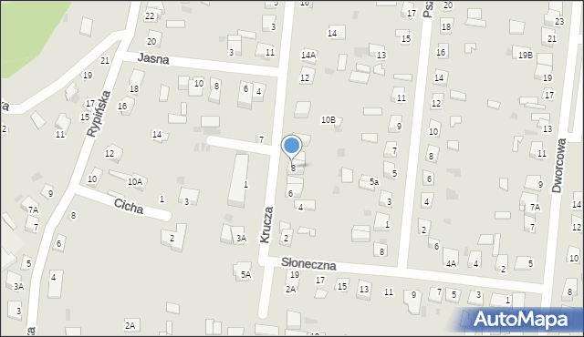 Skępe, Krucza, 8, mapa Skępe