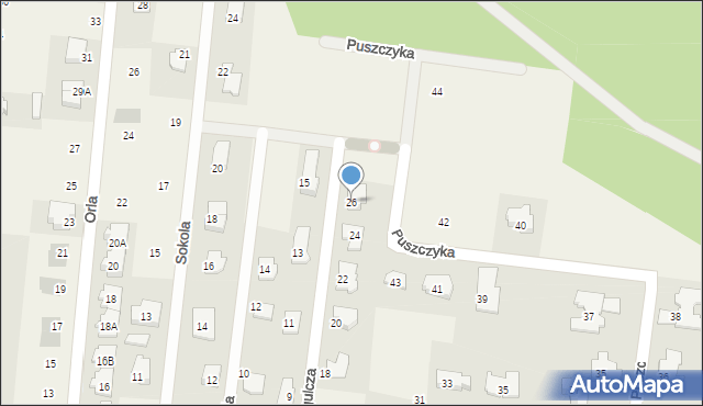 Skierdy, Krogulcza, 26, mapa Skierdy