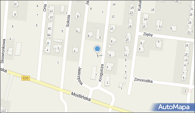 Skierdy, Krogulcza, 3, mapa Skierdy