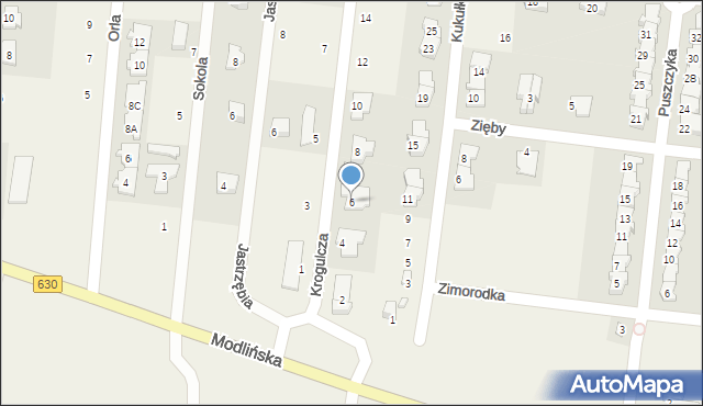 Skierdy, Krogulcza, 6, mapa Skierdy