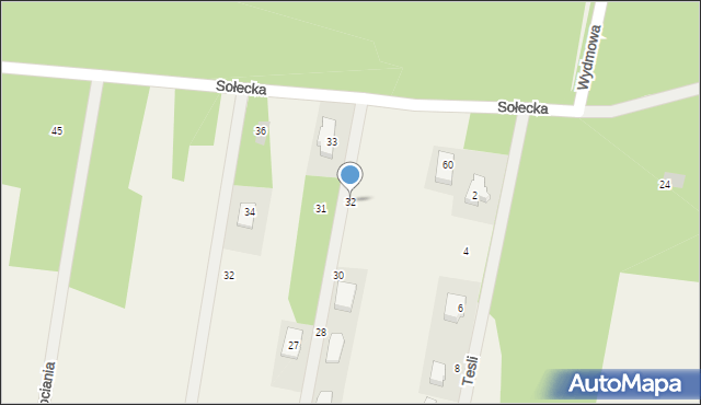 Skierdy, Krucza, 32, mapa Skierdy