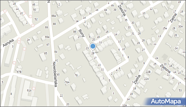 Skierniewice, Królowej Bony, 19, mapa Skierniewic