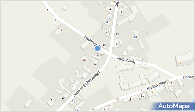 Skrzatusz, Króla Jana III Sobieskiego, 33, mapa Skrzatusz