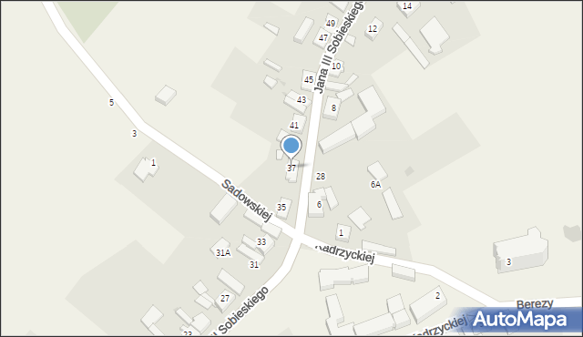 Skrzatusz, Króla Jana III Sobieskiego, 37, mapa Skrzatusz