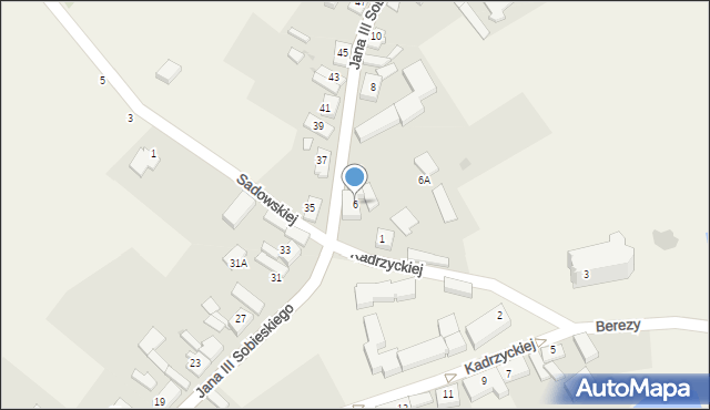 Skrzatusz, Króla Jana III Sobieskiego, 6, mapa Skrzatusz