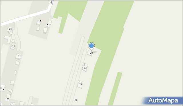 Skrzyszów, Króla Jana III Sobieskiego, 45, mapa Skrzyszów