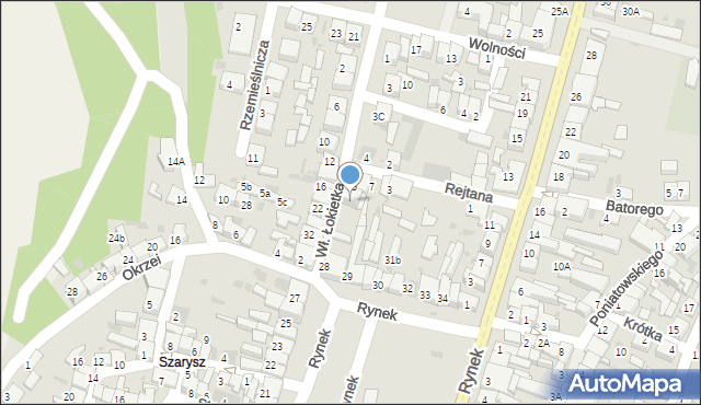 Słomniki, Króla Władysława Łokietka, 7, mapa Słomniki