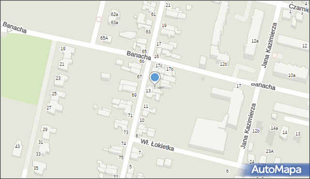 Słupsk, Króla Bolesława Chrobrego, 13A, mapa Słupska