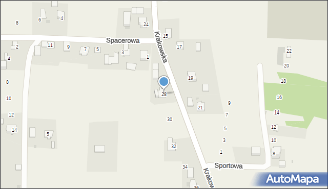 Smardzowice, Krakowska, 28, mapa Smardzowice