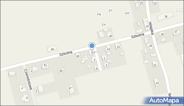 Śmieszkowo, Krótka, 2, mapa Śmieszkowo