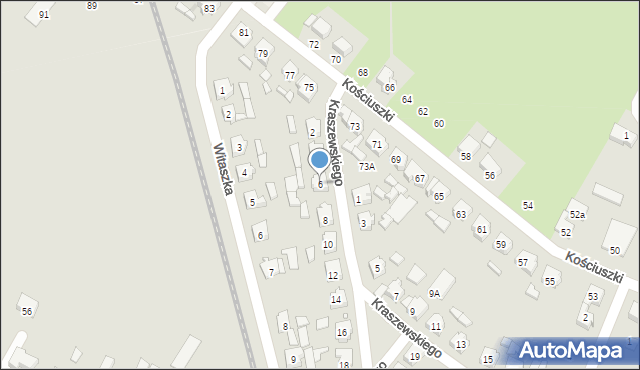 Śmigiel, Kraszewskiego Józefa Ignacego, 6, mapa Śmigiel